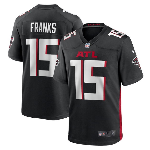 mens nike feleipe franks black atlanta falcons game jersey